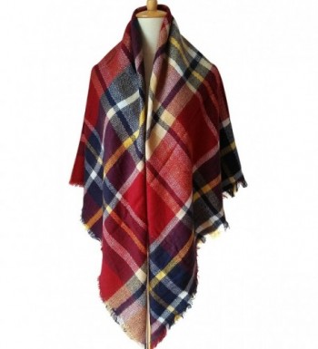 Tartan Blanket Scarf Stylish Winter Warm Pashmina Wrap Shawl for Women ...