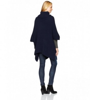 Steve Madden Womens Pocketed Poncho