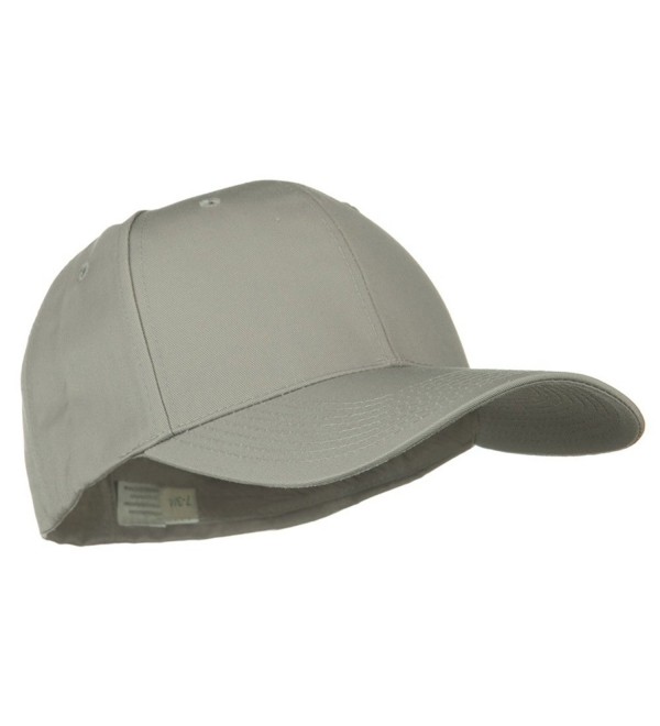 Extra Size Fitted Cotton Blend Cap Light Grey (For Big Head) CD1173OXJ15