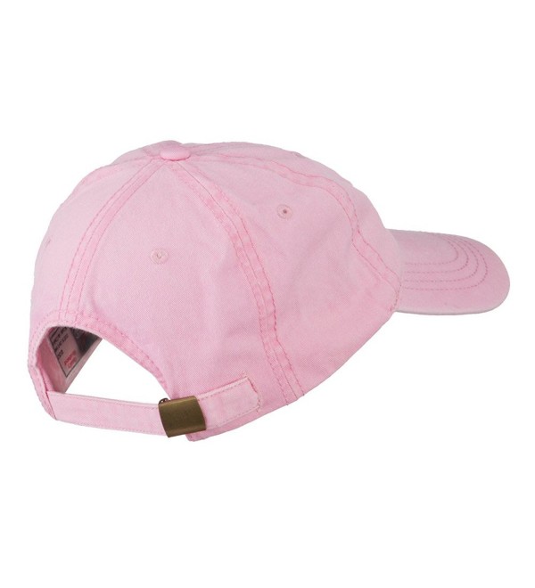 Hot Pink Breast Cancer Logo Embroidered Washed Cap Pink CB11LBM8M7V