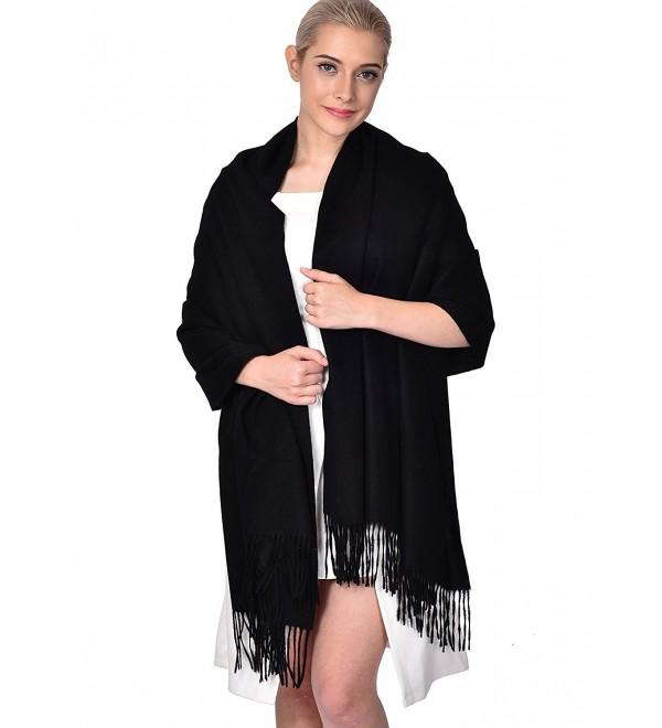 Ideal Gift for Women 100% Wool Pashmina Large Size Blanket Scarf Spring ...