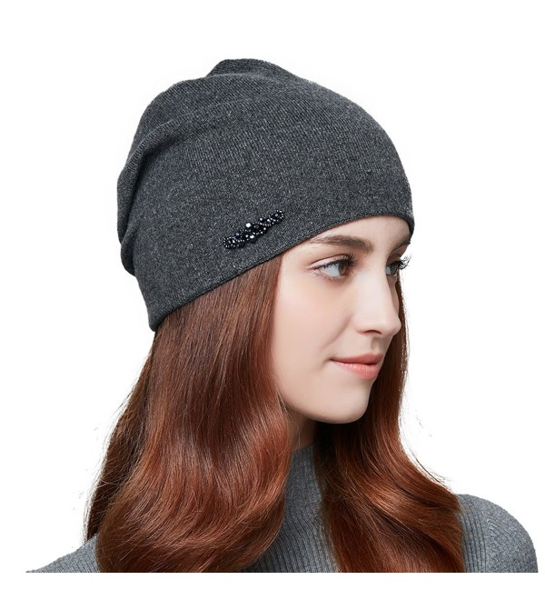 grey beanie hat womens