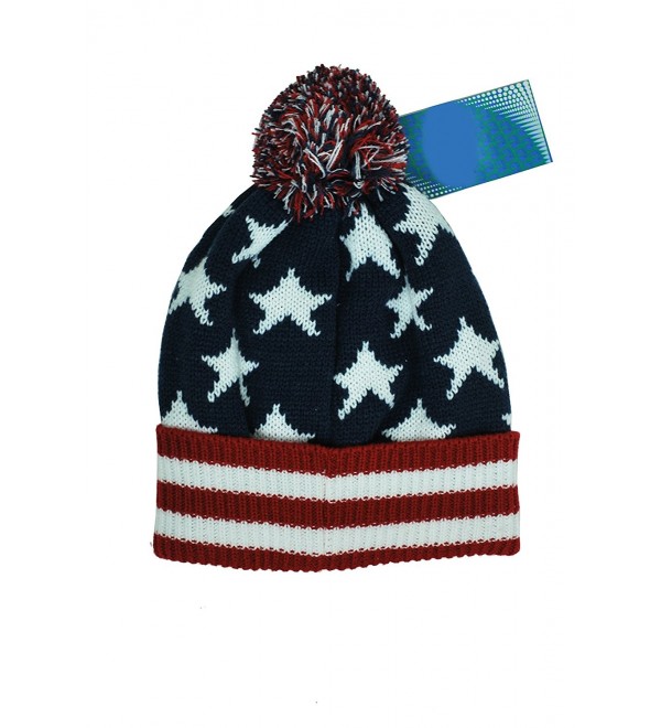 USA Beanie Flag Soccer National Team Us Flag American Beanie Red ...