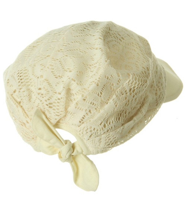 Ladies Jacquard Mesh Hat Natural CS114F2SSUP