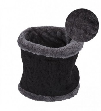Winter Beanie Warm Knit Hat Snow Ski Skull Cap Hat Scarf Set Black ...