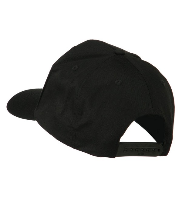 Black NASA Embroidered Patched High Profile Cap Black CC11MJ3RSQR