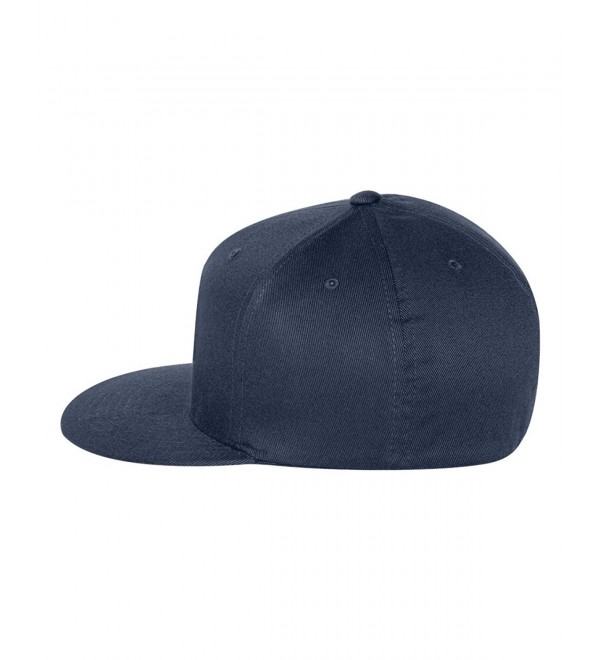 Flexfit Wooly Twill Pro Baseball Cap On-Field Shape 6297F Navy C61124GGBZD