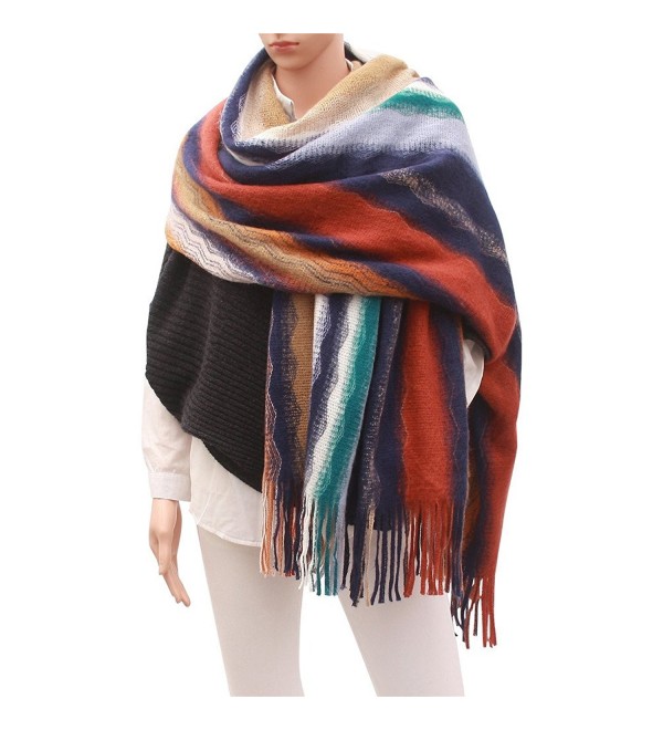 Women Cashmere Winter Blanket Scarf 2 C6186REGRE4