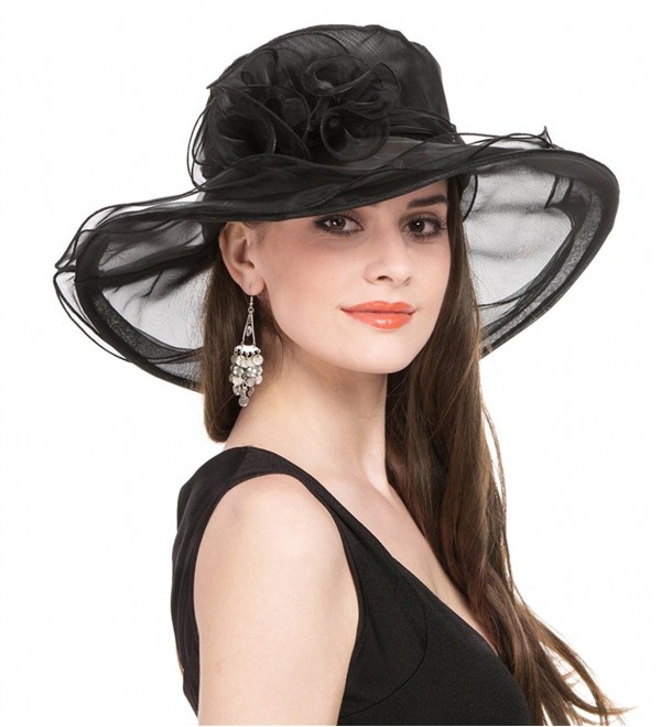 Women's Organza Church Kentucky Derby Fascinator Bridal Cap British Tea ...