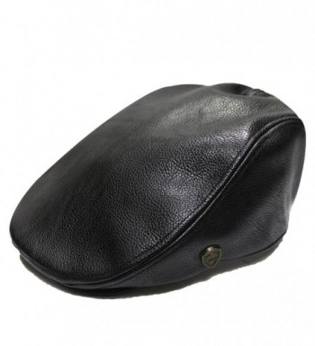 Pml1100 Pamoa Faux Leather Classic ivy Cap (3 Colors) Black CE11GM0ELVN