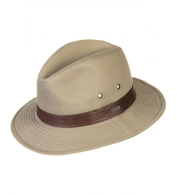 RedHead Garment Washed Twill Safari Hat for Men - Khaki - S