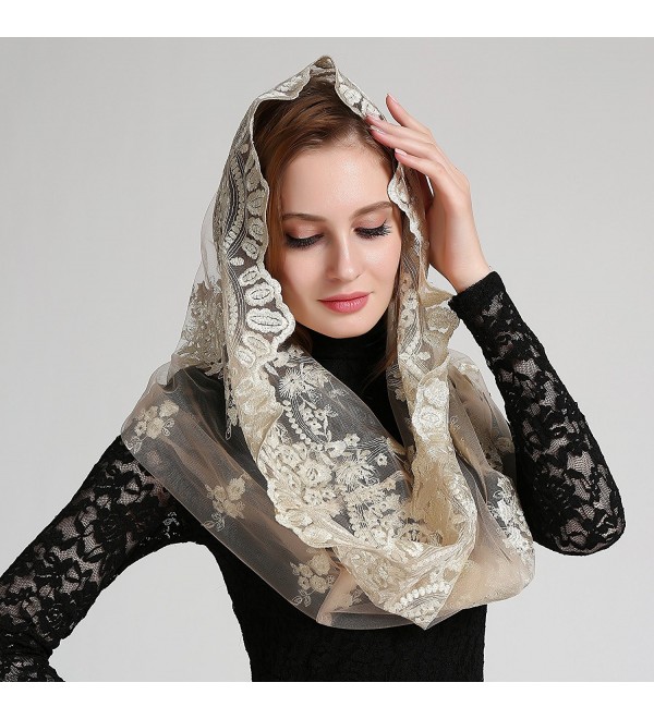 Black Extravagant Catholic Veil Chapel Veil Mantilla Church Veil Mass ...