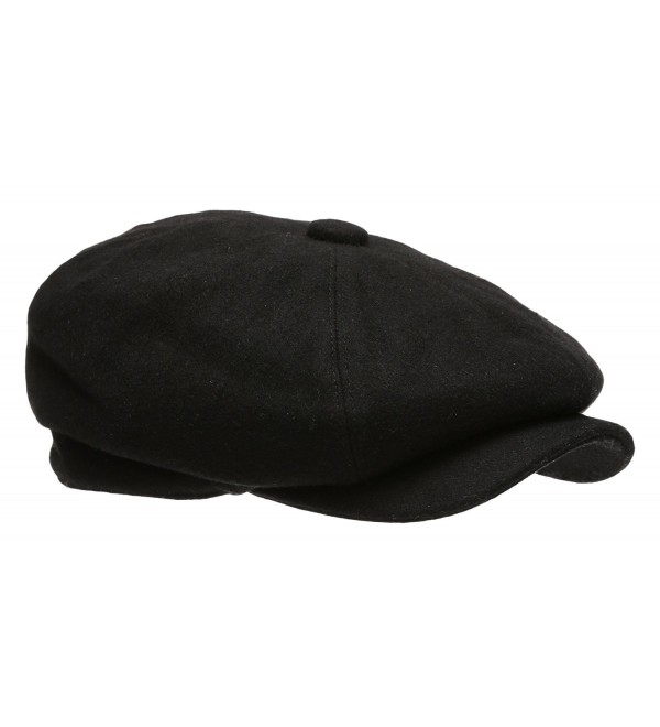 Men's Premium 8 Panel Wool Blend newsboy IVY Hat With Socks. Black ...