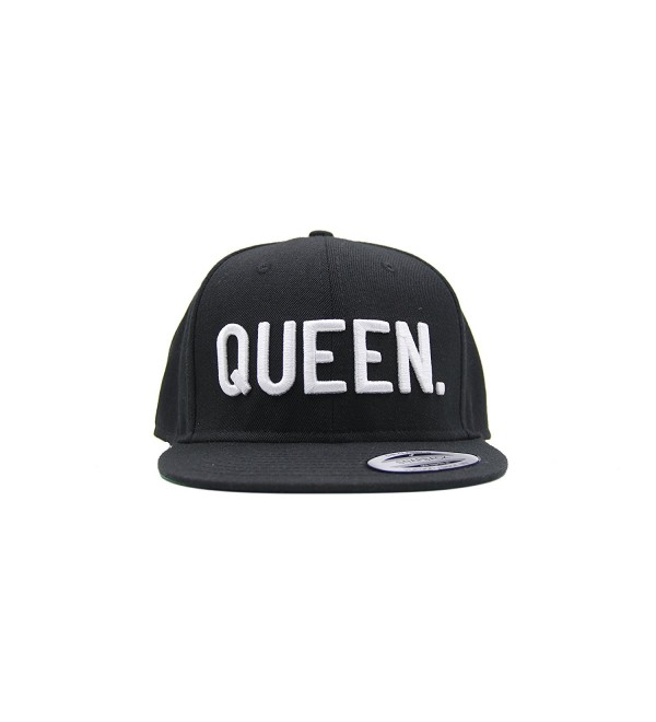 KING and QUEEN Snapback Pair Fashion Embroidered Snapback Caps Hip-Hop ...