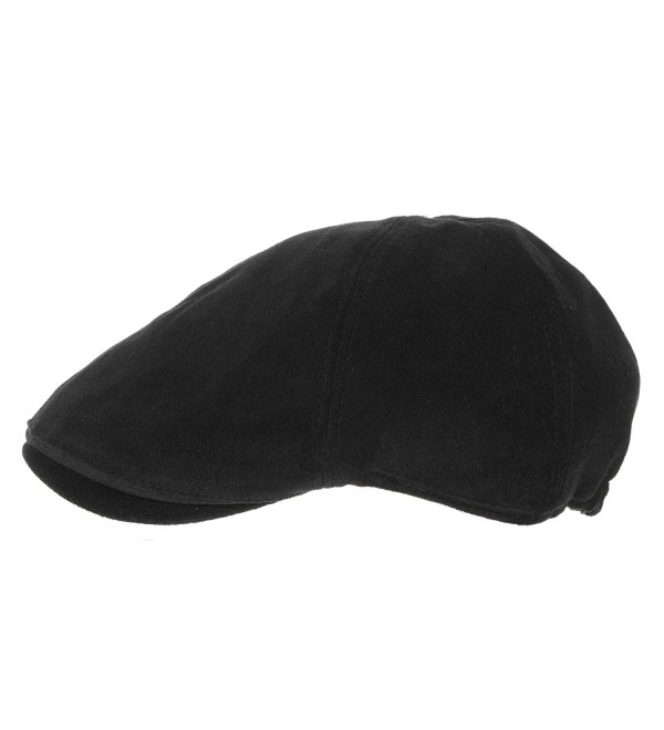 Flat Cap Wool Velvet Suede newsboy IVY Hat SL3457 Black CS12MA27JKI