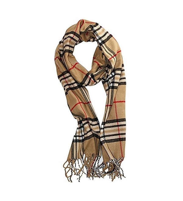 Classic Soft Plaid Check Winter Scarf Warm Oblong 12