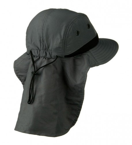Dark Gray Outdoor Sun Flap Hat CQ11KT8C86J