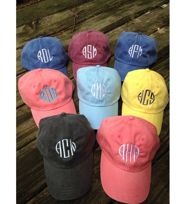 Woman's Monogrammed/Personalized Baseball Cap Black Color C312NYV8QIG