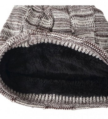 Men Knit Beanie Skull Cap Retro Thick Warm Winter Top Hat Brown C512N3266XT