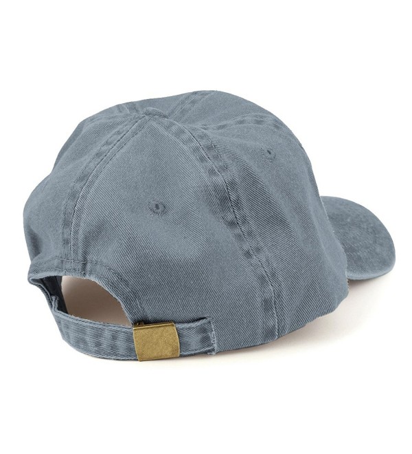 Low Profile Plain Washed Pigment Dyed 100% Cotton Twill Dad Cap Navy ...