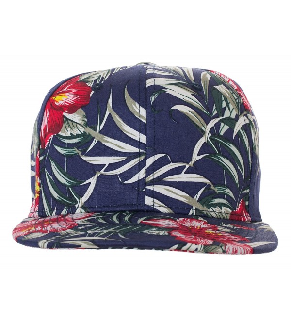 Floral Pattern Snapback Baseball Caps Available In Multiple Colors ...